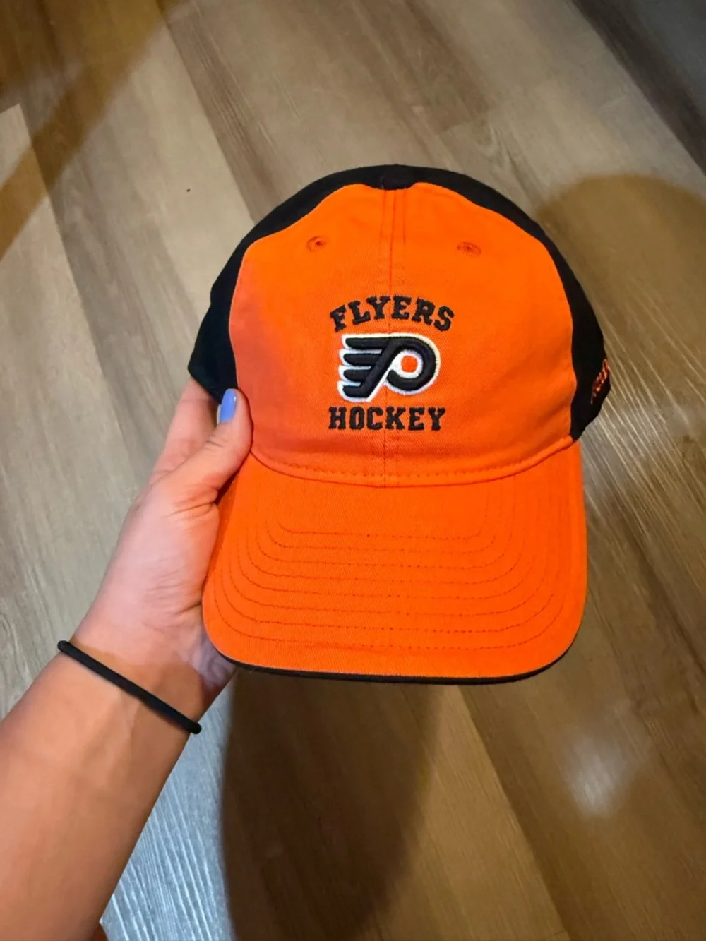 NHL Flyers Orange and Black Embroidered Cap